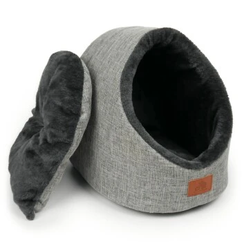 Schlitzohr Katzenhöhle Oskar Grau 1 Schlitzohr Katzenhöhle Oskar Grau