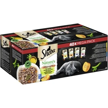 Sheba Mega-Pack Nature's Collection In Sauce Feine Vielfalt 40 X 85g 1 Sheba Mega-Pack Nature's Collection In Sauce Feine Vielfalt 40 X 85g