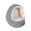 Lionto Katzenhöhle Mit Wendekissen Hellgrau