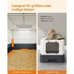 FEANDREA Katzentoilette, Mit Deckel Schwarz -Angebote Pet Freude Store 6c21a487bee4d26f21627677ab7423c275b0f596 1665868 de DE bf85fd088ee12933c216fb6b4954d16f09ba1a45MkGS0J