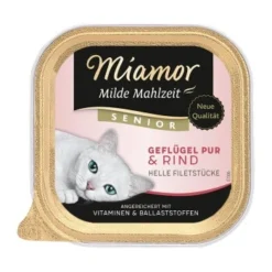Angebote Pet Freude Store 14 Miamor Milde Mahlzeit Senior Geflügel & Rind 16x100 G